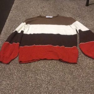 MISSLOOK Colorblocked Women’s Sweater